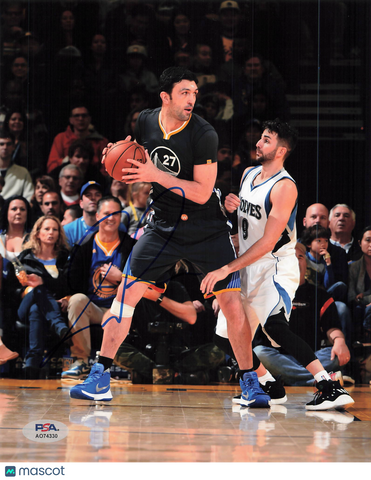 Zaza Pachulia Signed 8x10 Photo PSA Golden State Warriors