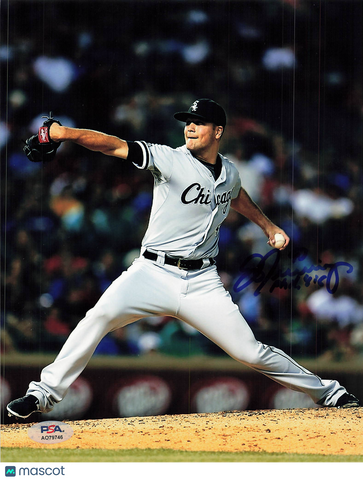 Dan Jennings Chicago White Sox Signed 8x10 Photo PSA