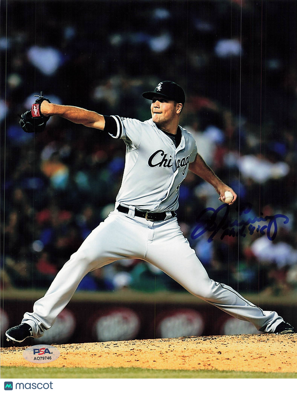 Dan Jennings Chicago White Sox Signed 8x10 Photo PSA