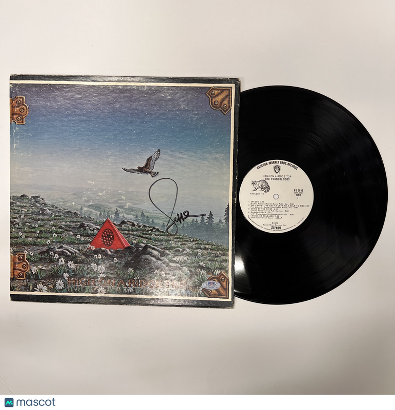 Jesse Colin Young Signed High on a Ridge Top Vinyl PSA Album Auth
