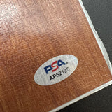 B.J. Armstrong Signed Floorboard PSA Autographed Chicago Bulls