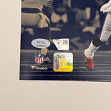 Tom Brady Signed New England Patriots Football 16x20 Photo PSA Autographed