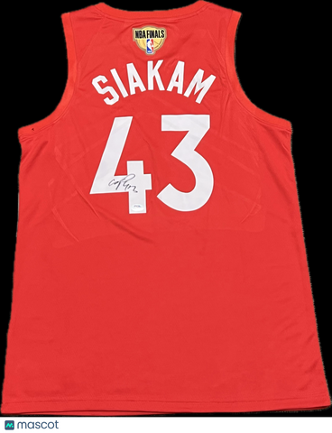 Pascal Siakam Signed Jersey PSA Toronto Raptors Autographed