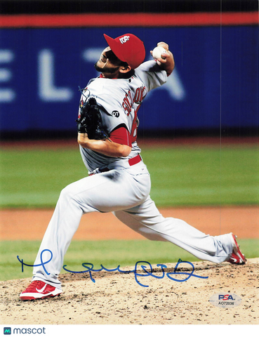 Miguel Socolovich St. Louis Cardinals Signed 8x10 Photo PSA
