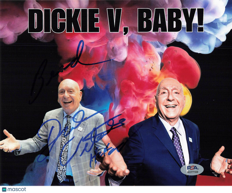 Dick Vitale Signed 8x10 Photo PSA ESPN