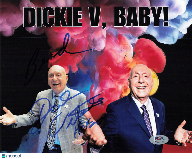 Dick Vitale Signed 8x10 Photo PSA ESPN