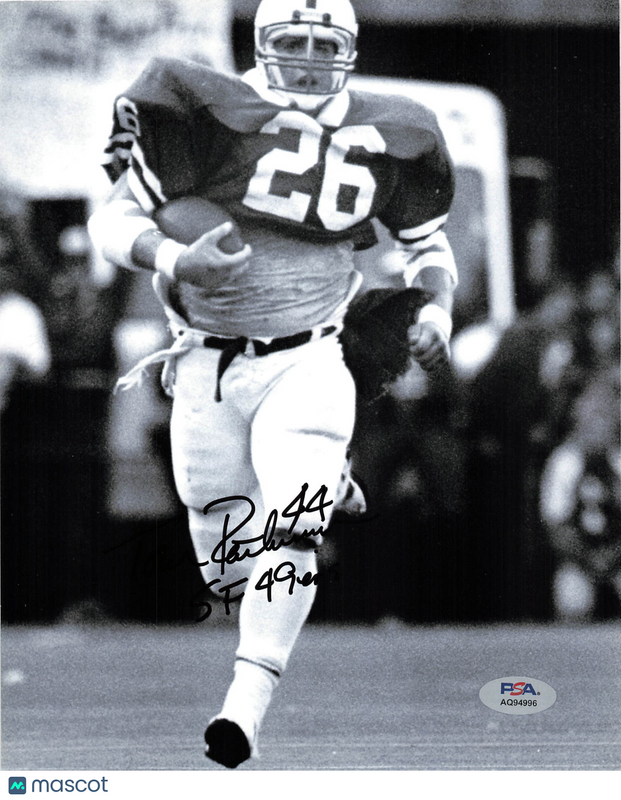 Tom Rathman Signed Nebraska Cornhuskers Football 8x10 Photo Autographed