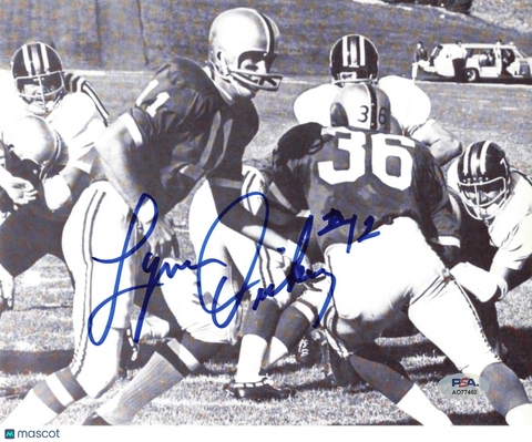 Lynn Dickey Signed Green Bay Packers Football 8x10 Photo PSA Autographed