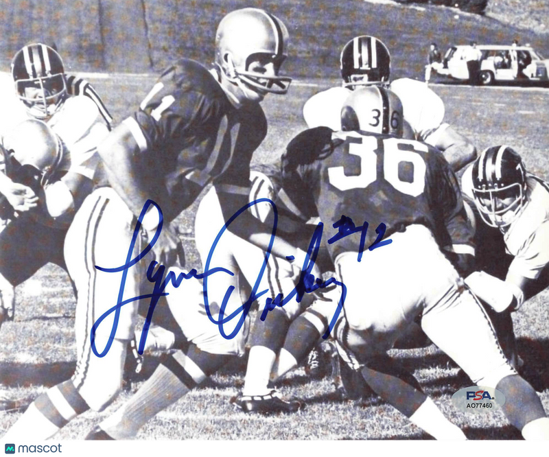 Lynn Dickey Signed Green Bay Packers Football 8x10 Photo PSA Autographed