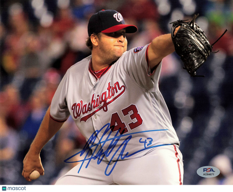 Matt Adams Washington Nationals Signed 8x10 Photo PSA
