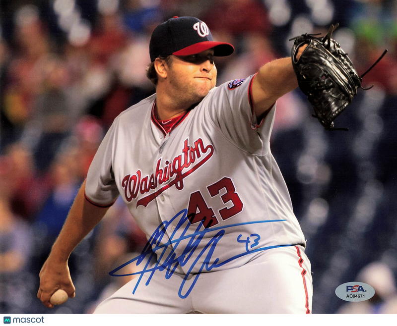 Matt Adams Washington Nationals Signed 8x10 Photo PSA