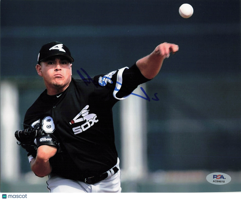Manny Banuelos Chicago White Sox Signed 8x10 Photo PSA
