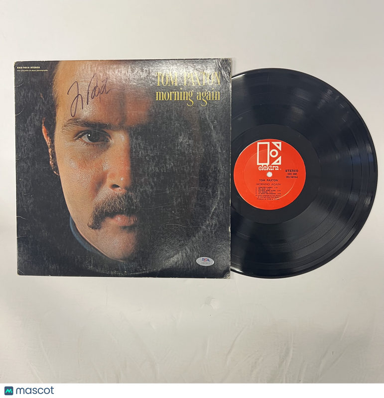 Tom Paxton Signed Morning Again Vinyl Album PSA Autographed