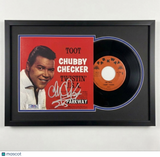 Chubby Checker Signed Custom Framed Twistin' U.S.A. Vinyl Album PSA Autographed