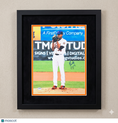 Ariel Miranda Frederick Keys Signed 11x14 Custom Framed Photo PSA