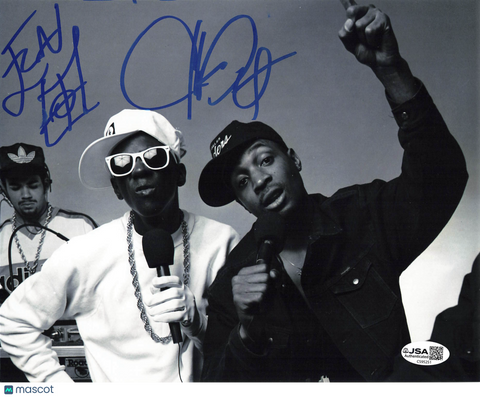 Flavor Flav and Chuck D signed 8x10 Photo Public Enemy JSA Autographed