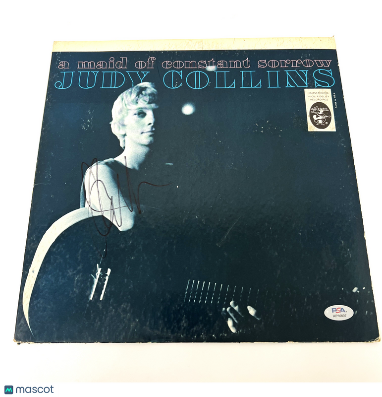 Judy Collins Signed Vinyl PSA/DNA Autographed A Maid Of Constant Sorrow