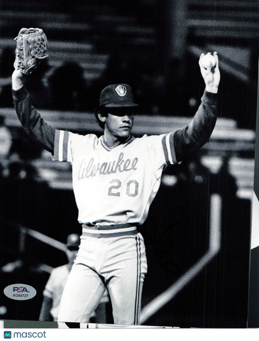 Juan Nieves Milwaukee Brewers Signed 8x10 Photo PSA