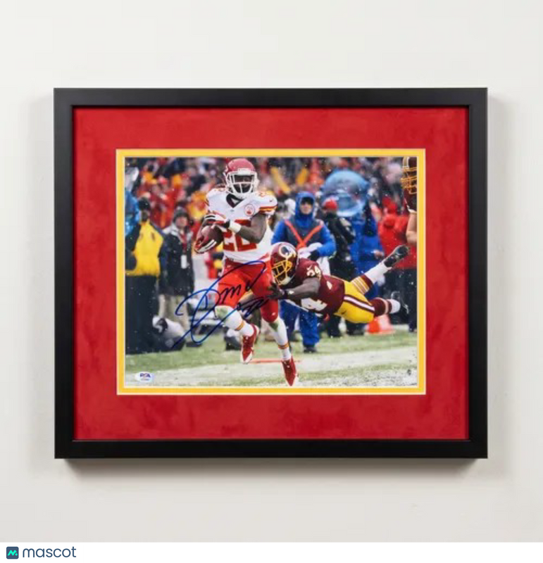 Dexter McCluster Signed Kansas City Chiefs 11x14 Custom Framed Photo PSA Auth
