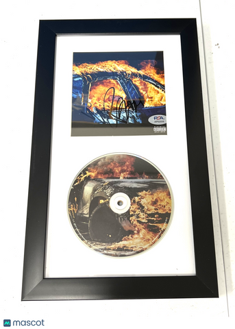 Yelawolf Signed CD Cover Framed PSA/DNA Trial By Fire Autographed