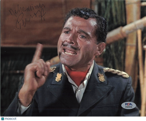 Nehemiah Persoff Signed 8x10 Photo PSA Autographed