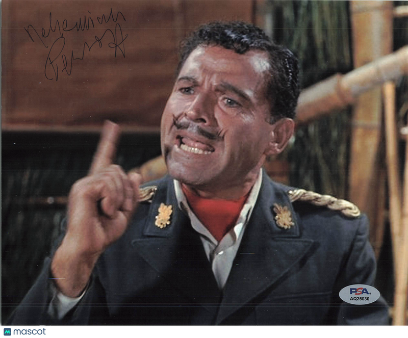Nehemiah Persoff Signed 8x10 Photo PSA Autographed