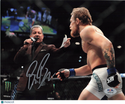 Bruce Buffer Signed MMA 8x10 Photo PSA Autographed