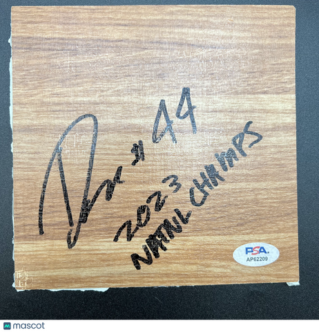 Andre Jackson Signed Floorboard PSA/DNA Autographed UCONN