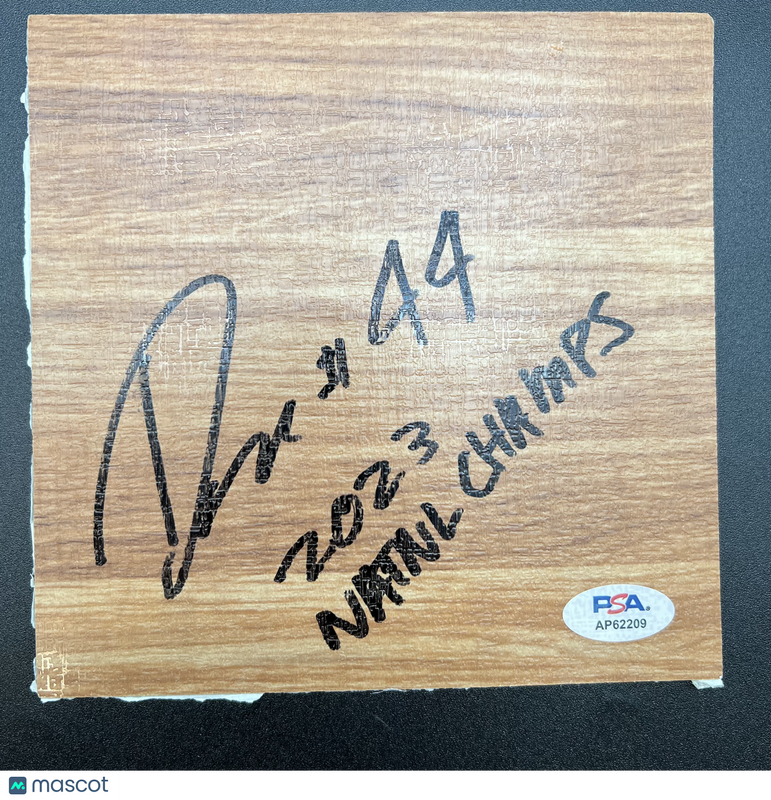 Andre Jackson Signed Floorboard PSA/DNA Autographed UCONN