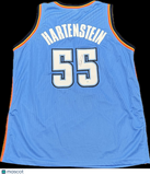 Isaiah Hartenstein Signed Jersey PSA Oklahoma City Thunder Autographed