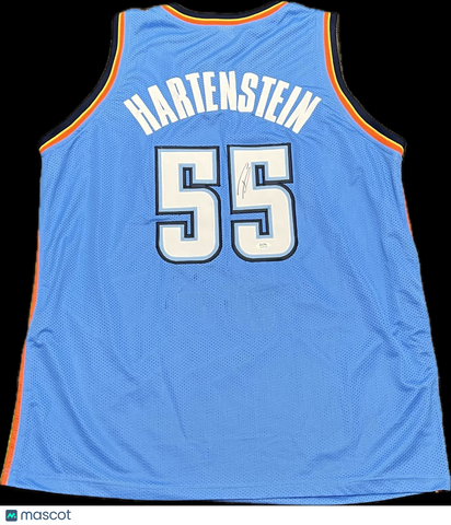Isaiah Hartenstein Signed Jersey PSA Oklahoma City Thunder Autographed