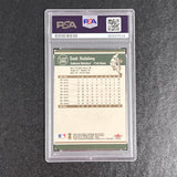 2004 Fleer Tradition #290 Scott Hatteberg Signed Card Auto PSA Slabbed Athletics