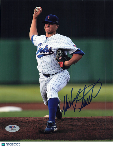 Nick Struck Chicago Cubs Signed 8x10 Photo PSA