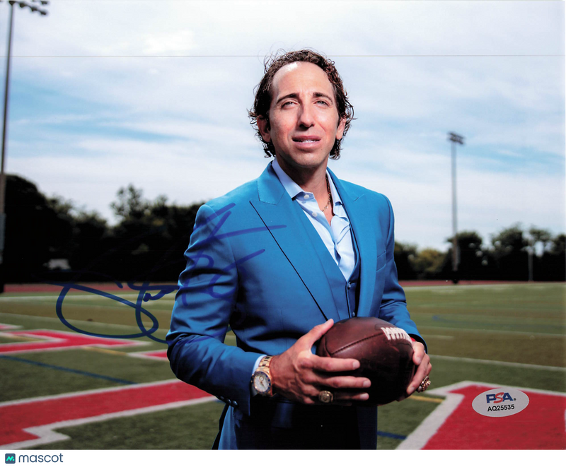 Sean Stellato Signed Football 8x10 Photo PSA Autographed