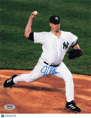 Jon Lieber New York Yankees Signed 8x10 Photo PSA