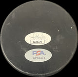 Terry Ryan Montreal Canadiens Signed Hockey Puck