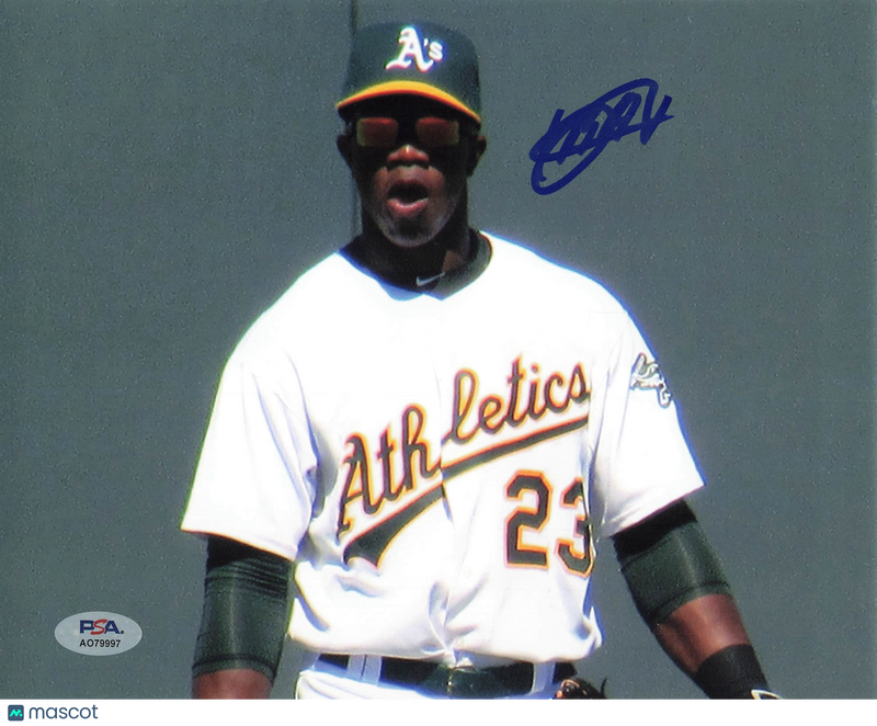 Lazaro Armenteros Oakland Athletics Signed 8x10 Photo PSA