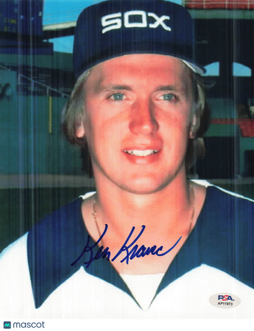 Ken Kravec Chicago White Sox Signed 8x10 Photo PSA