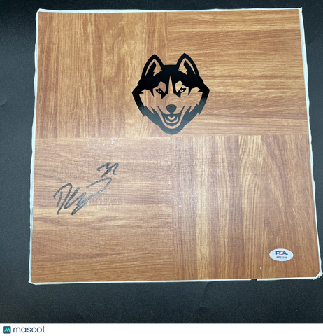 Donovan Clingan Signed Floorboard UConn Huskies