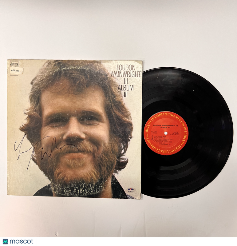 Loudon Wainwright III Signed Album III Vinyl Album PSA Autographed
