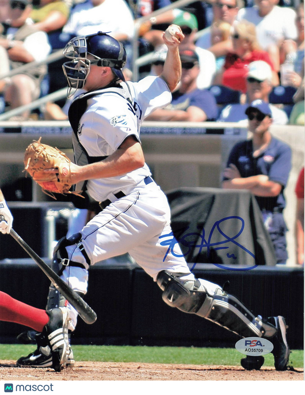Nick Hundley San Diego Padres Signed 8x10 Photo PSA