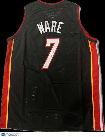 Kel'el Ware Signed Miami Heat Jersey PSA