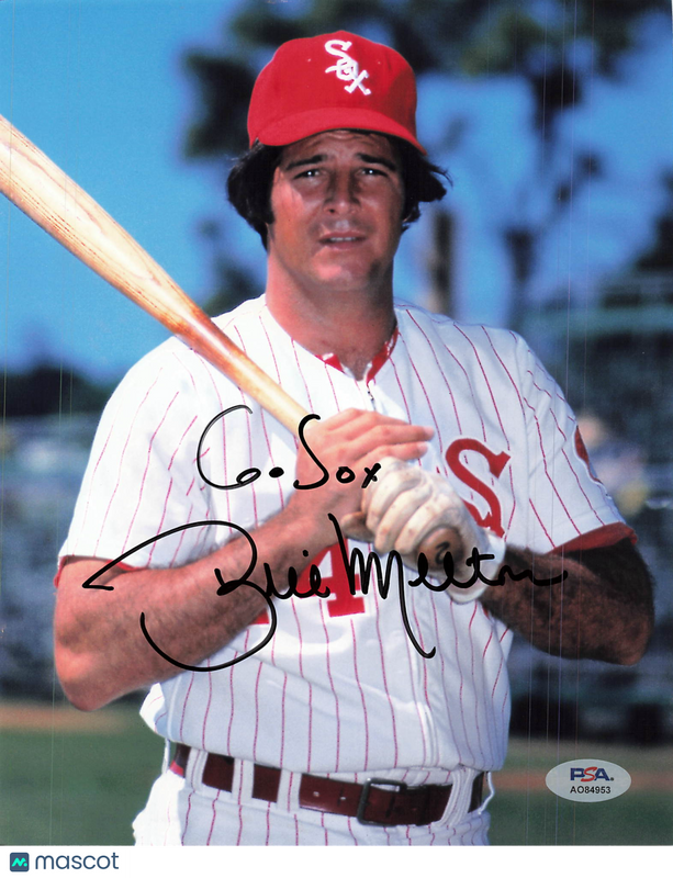 Bill Melton Chicago White Sox Signed 8x10 Photo PSA