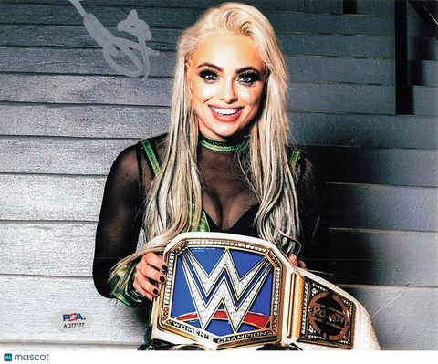 Liv Morgan Signed photos PSA Wrestling