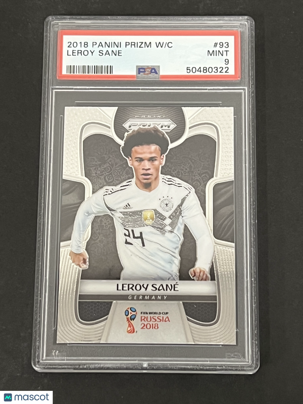 2018 Panini Prizm World Cup #93 Leroy Sane PSA 9