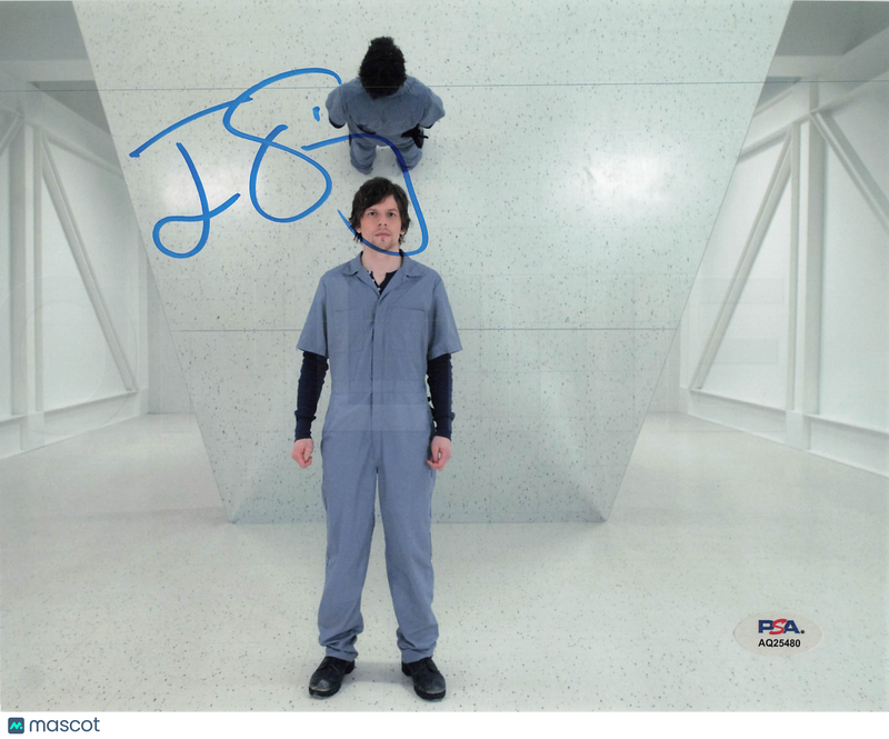 Jesse Eisenberg Signed 8x10 Photo PSA Autographed