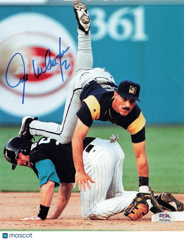 Jose Valentin Milwaukee Brewers Signed 8x10 Photo PSA