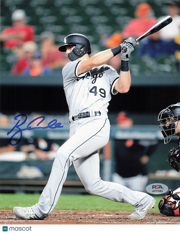 Ryan Cordell Chicago White Sox Signed 8x10 Photo PSA