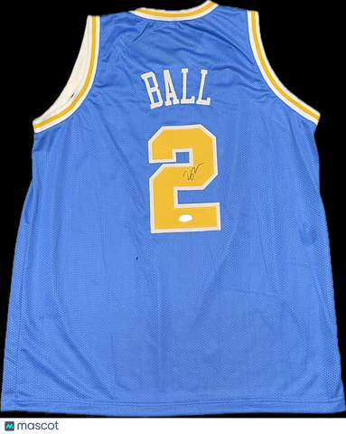 Lonzo Ball Signed UCLA Bruins Jersey PSA