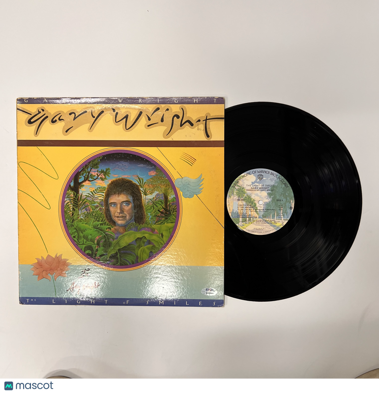 Gary Wright Signed The Light of Smiles Vinyl Album PSA Autographed